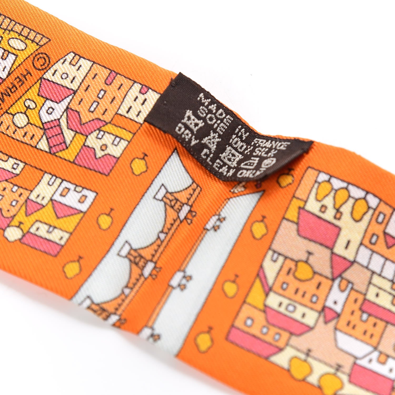 Hermes Silk Rive Droite Rive Gauche Twilly 3 of 4