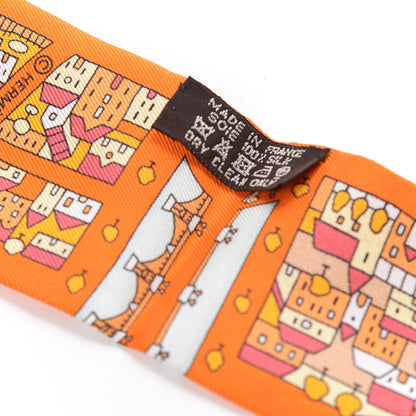 Hermes Silk Rive Droite Rive Gauche Twilly 3 of 4
