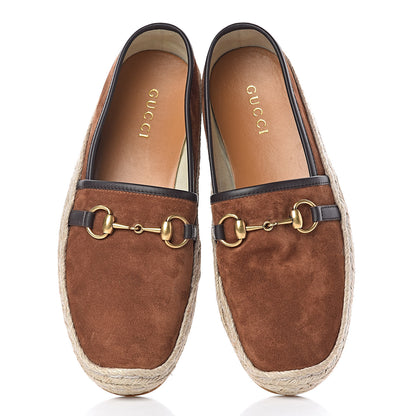 Gucci Suede Mens Horsebit Espadrilles 6 Cocoa 6 of 11