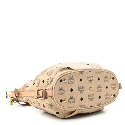 MCM Visetos Hobo Beige 4 of 9