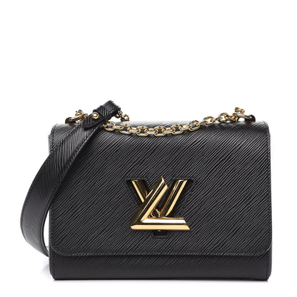 Louis Vuitton Epi Twist Shoulder Bag MM Black 1 of 8