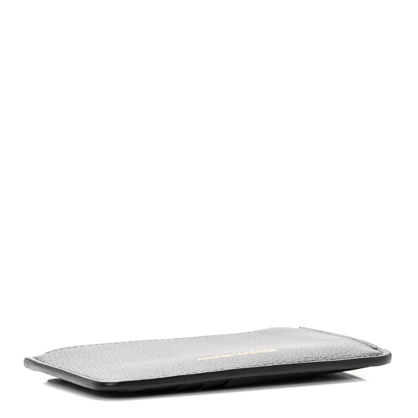 Calfskin Card Holder Wallet Black