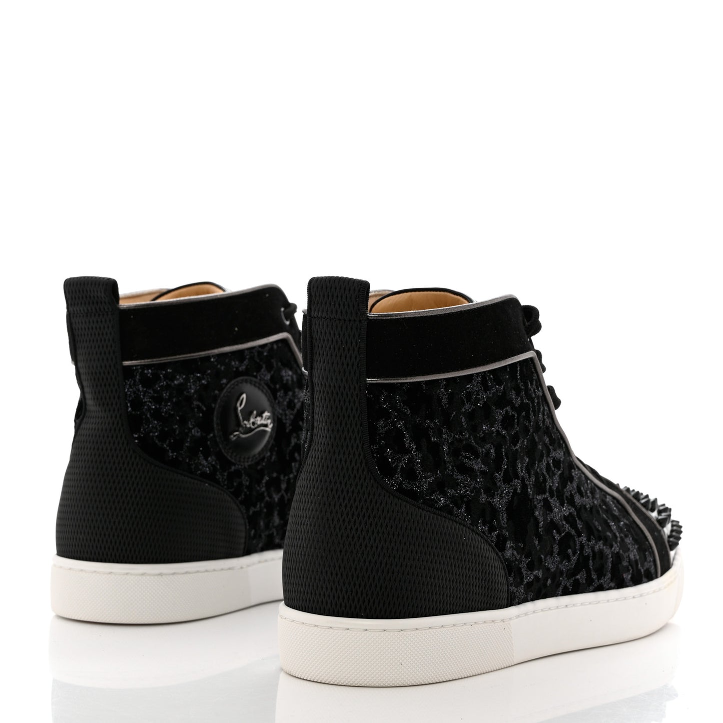 Velvet Lou Spikes Orlato Sneakers 46 Black Dark Gunmetal
