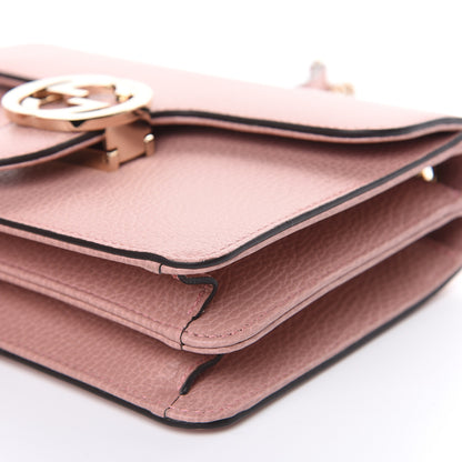 Gucci Dollar Calfskin Small Interlocking G Shoulder Bag Soft Pink 9 of 9