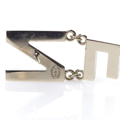 Chanel Metal Cha-Nel Logo Drop Earrings Gold 6 of 7