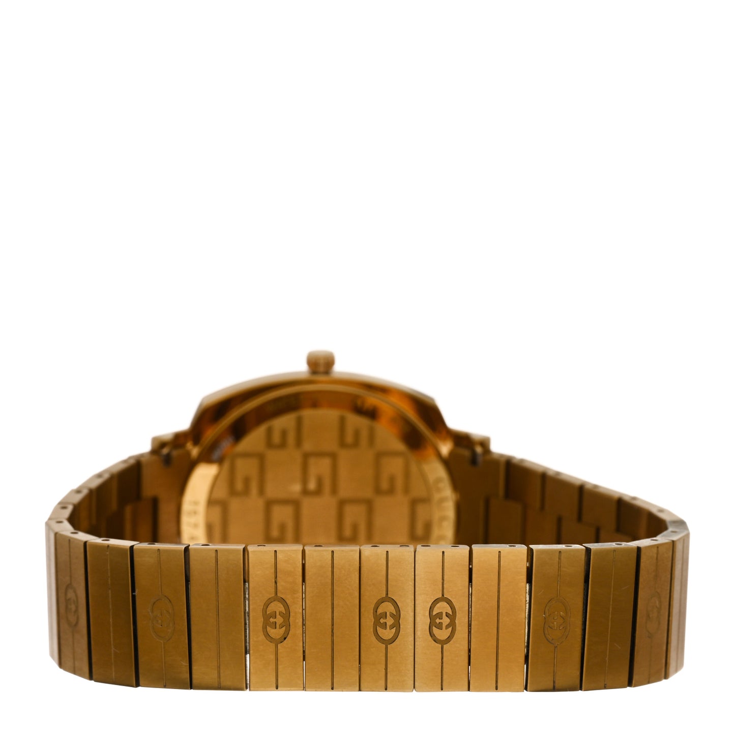 Stainless Steel 35mm Grip Quartz Watch Gold