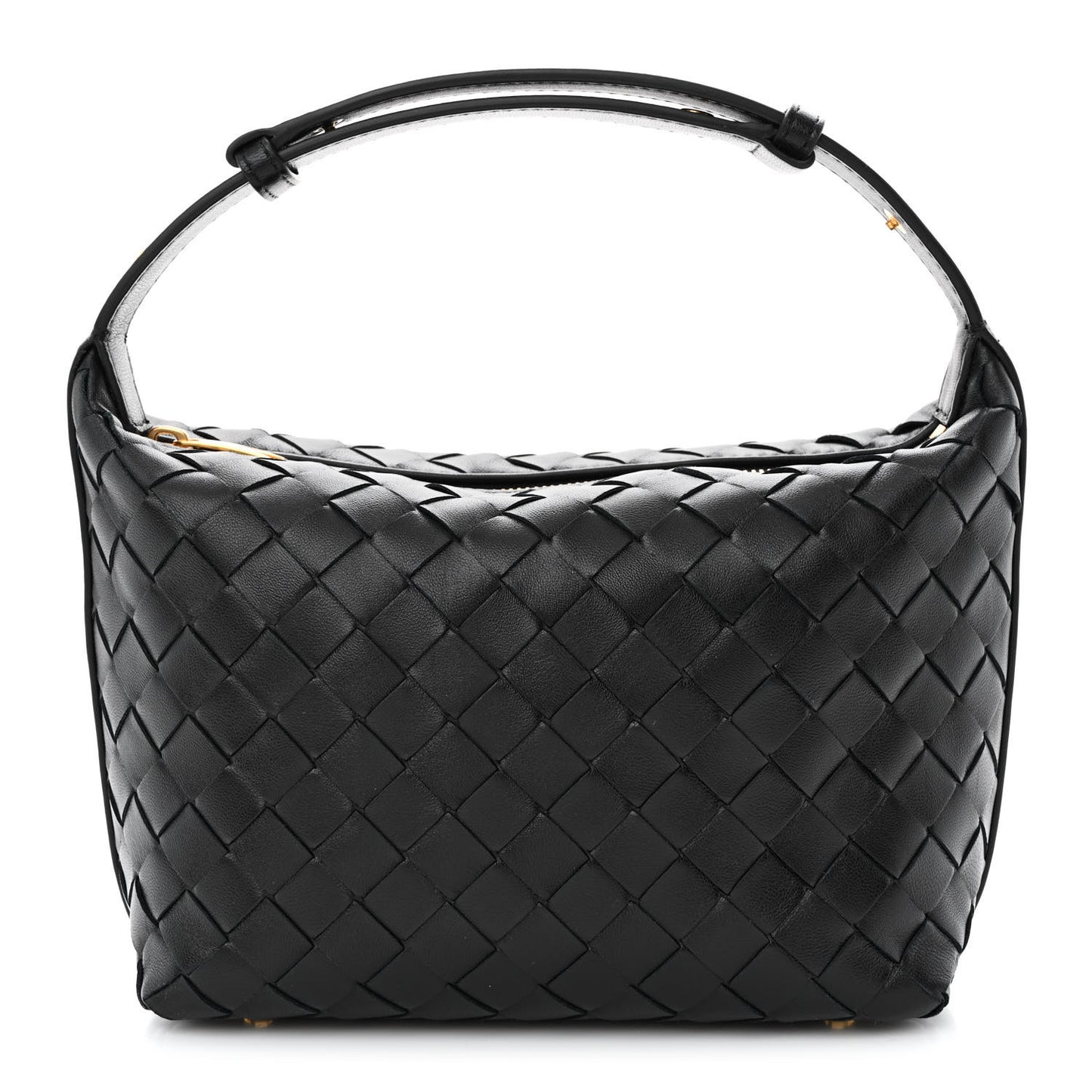 Calfskin Nappa Intrecciato Mini Wallace Black
