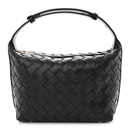 Bottega Veneta Calfskin Nappa Intrecciato Mini Wallace Black 1 of 10