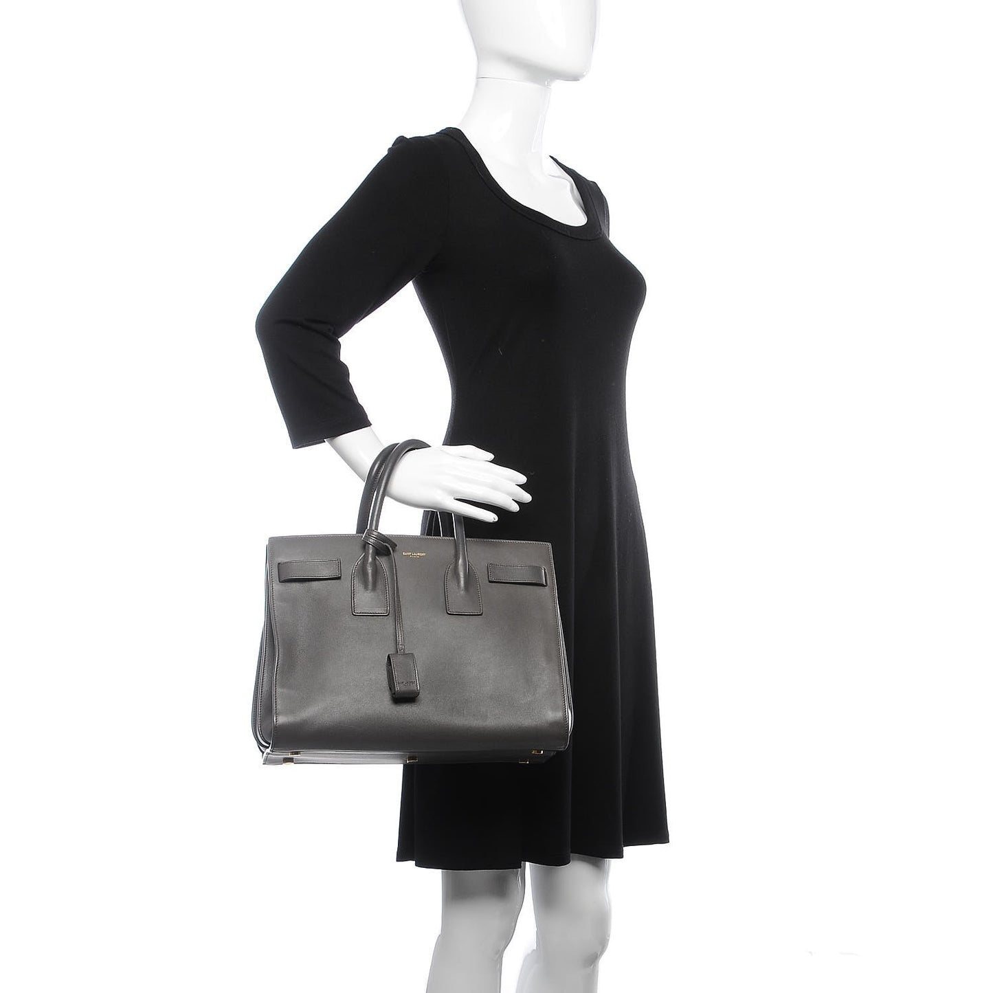 Calfskin Small Sac De Jour Fog
