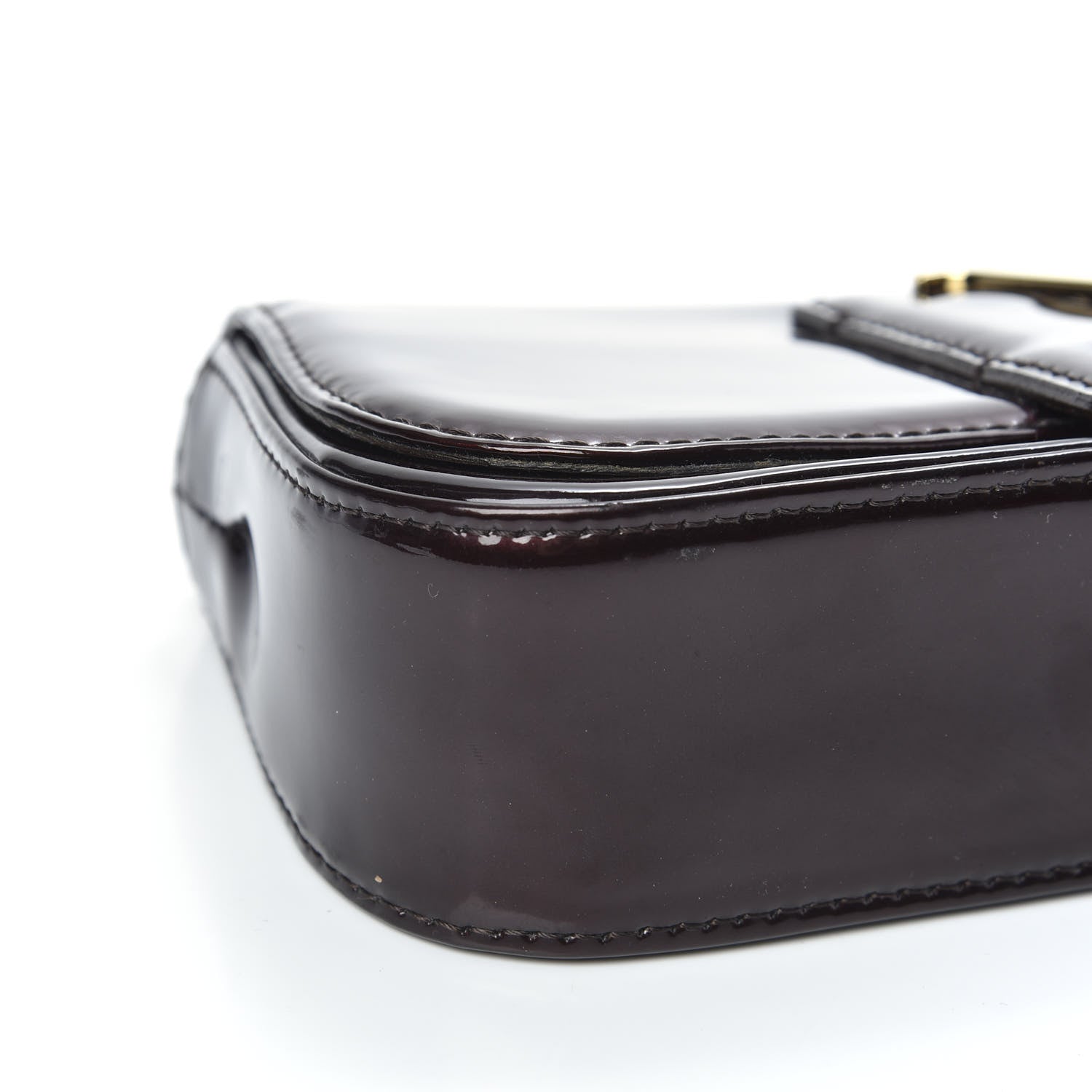 Louis Vuitton Patent Sobe Clutch Amarante 7 of 8