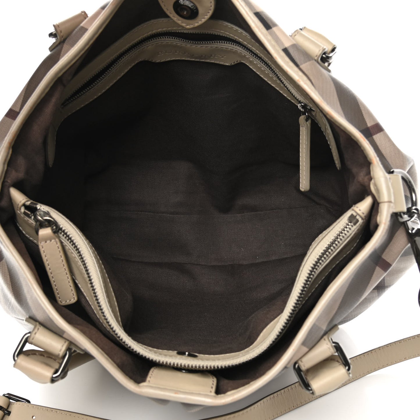 Smoked Check Small Northfield Tote Trench