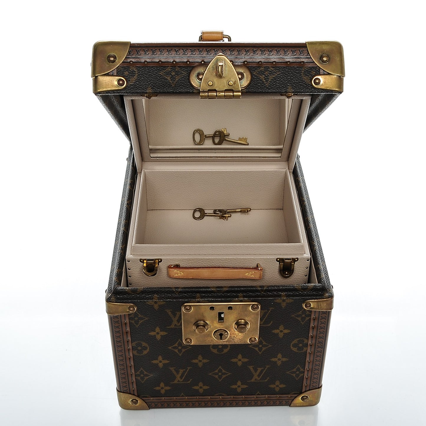 Monogram Boite Flacons Beauty Train Trunk Case