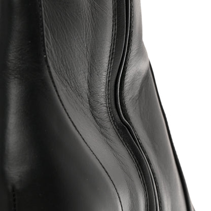 Jimmy Choo Shiny Calfskin Mahesa 85 Knee High Boots 36 Black 8 of 18