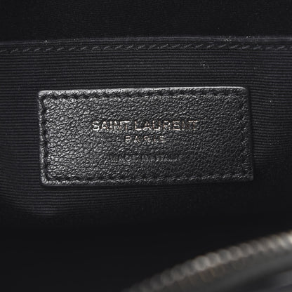 Saint Laurent Calfskin Matelasse Monogram Lou Camera Bag Black 5 of 9
