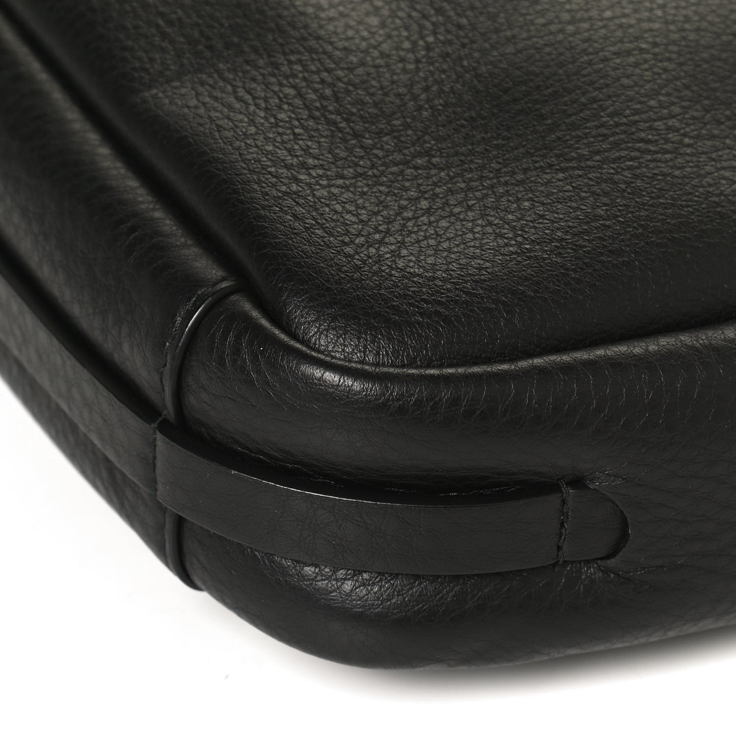 Calfskin Logo S Everyday Camera Bag Black