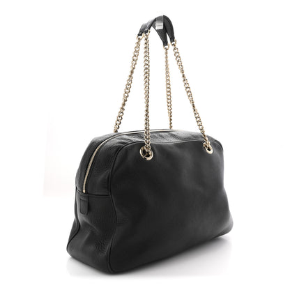 Gucci Pebbled Calfskin Medium Soho Bowler Black 3 of 12