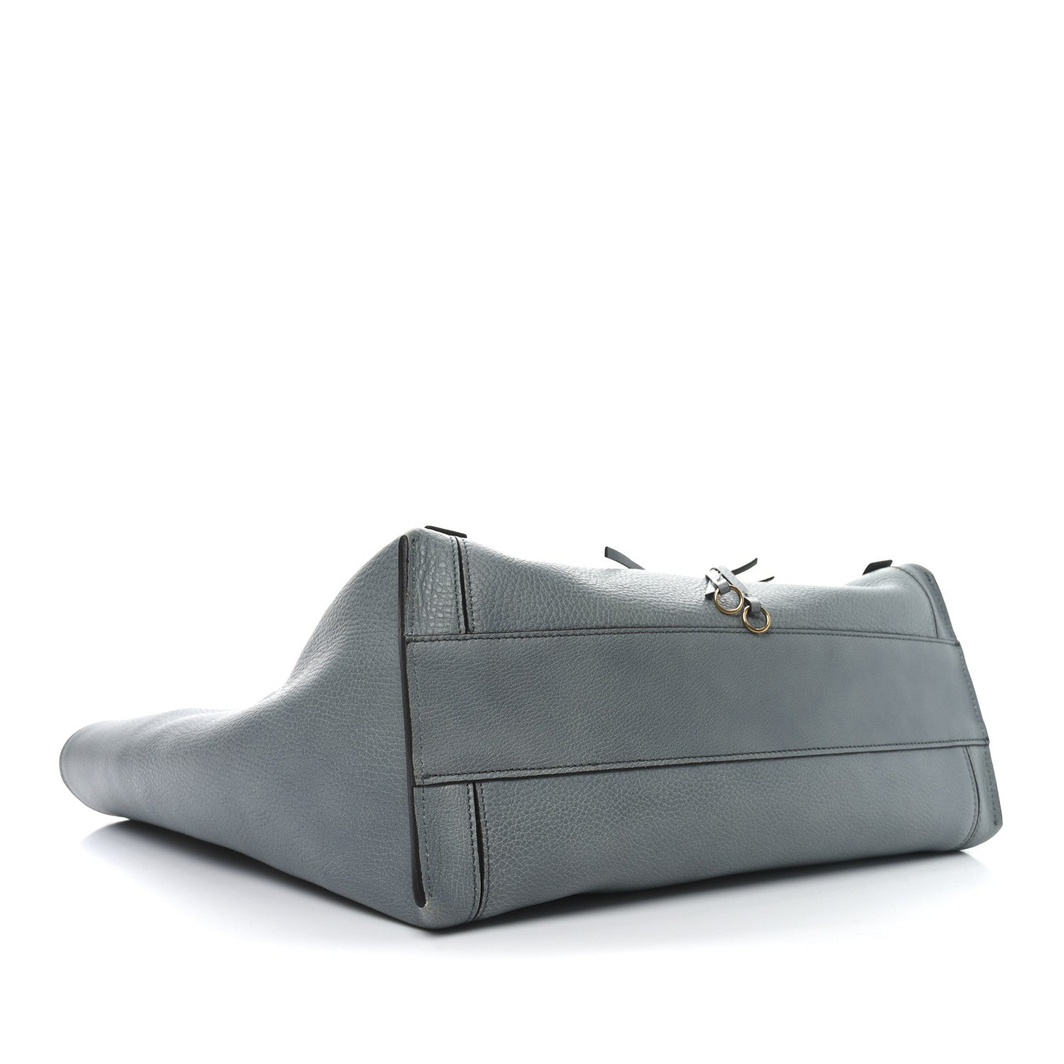 Chloe Smooth Calfskin Medium Milo Shopping Tote Cloudy Blue 4 of 9