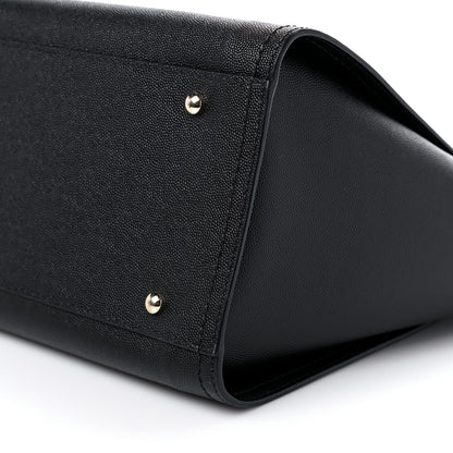 Chanel Caviar Small Studded Deauville Tote Black 9 of 9