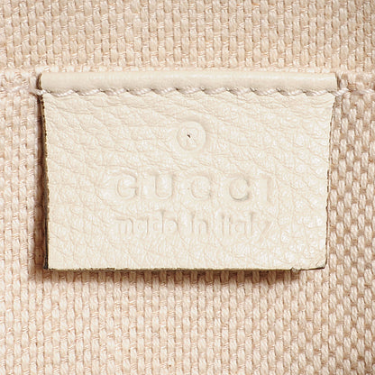 Gucci Python Small Soho Disco Bag Off White Nut Brown Beige 6 of 7
