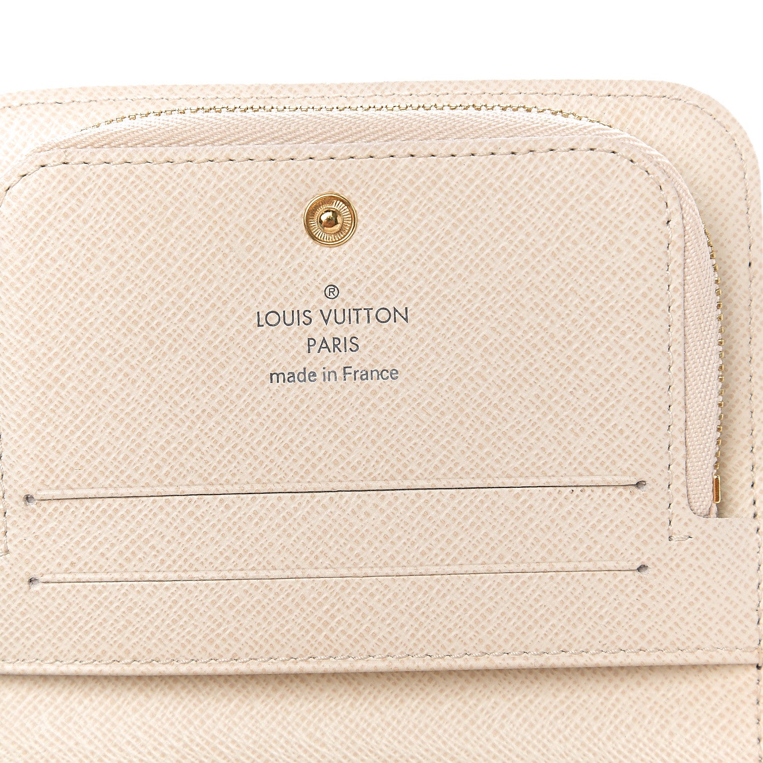 Louis Vuitton Monogram Insolite Coin Purse Wallet White 5 of 5
