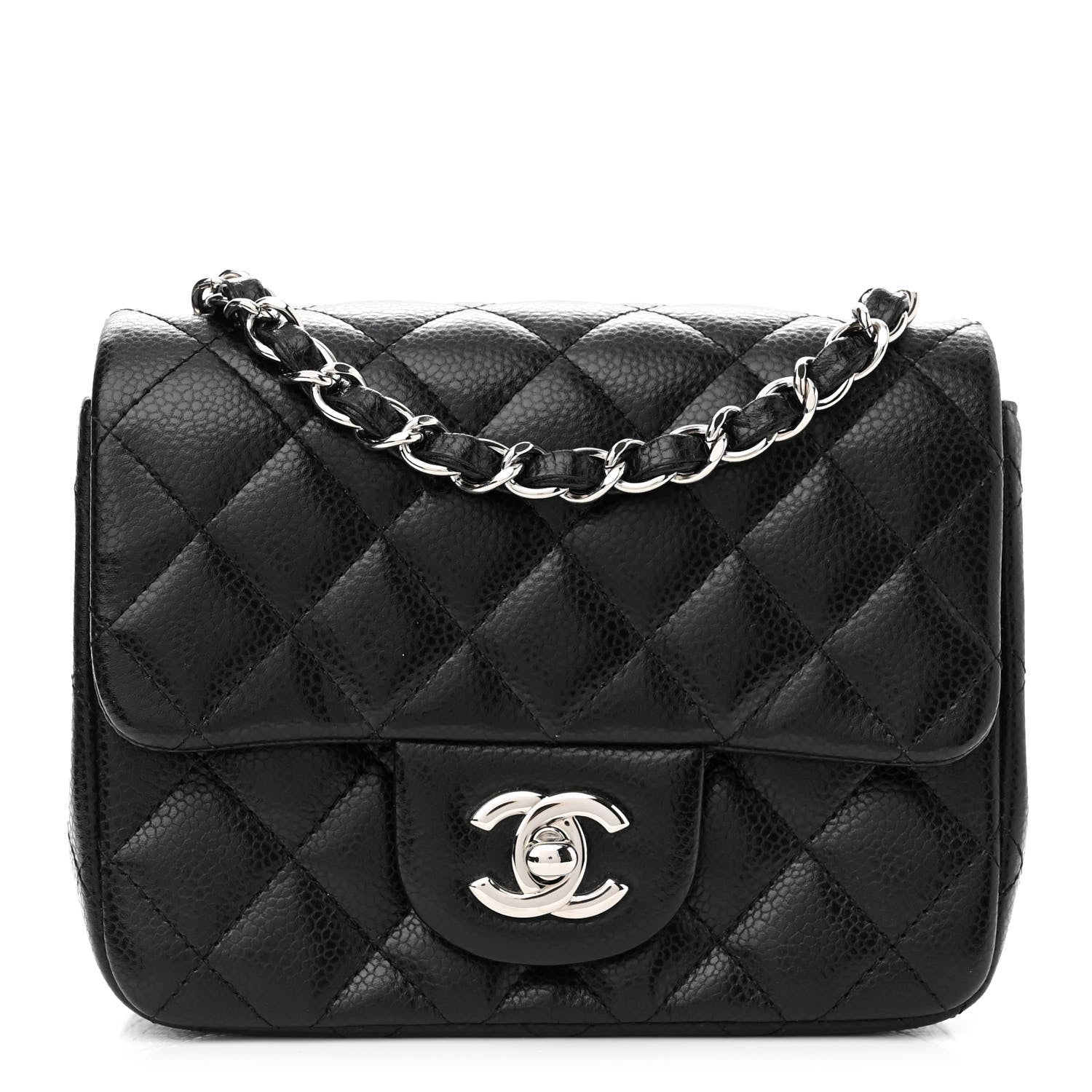 Chanel Caviar Quilted Mini Square Flap Black 1 of 10