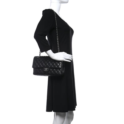 Chanel Caviar Quilted Medium Double Flap Black 2 of 16