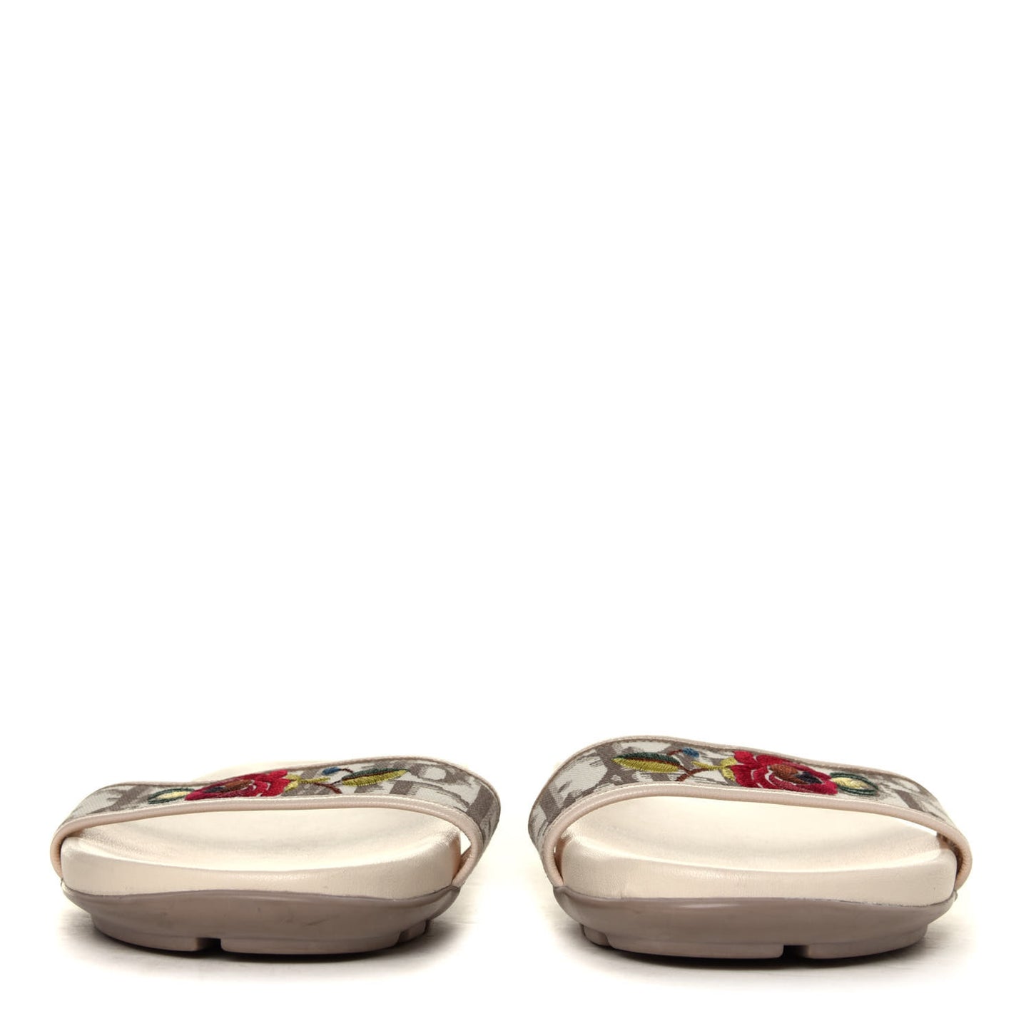 Monogram Vintage Flowers Sandals 37.5 Beige