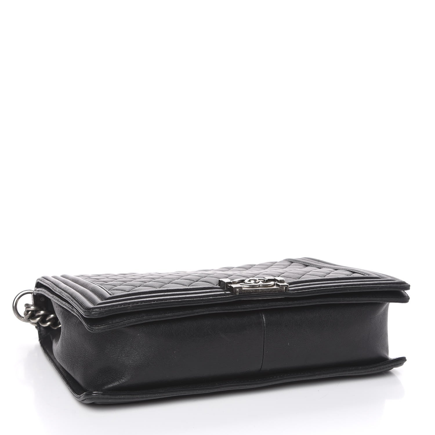 Chanel Lambskin Quilted Large Boy Flap Black 3 of 12