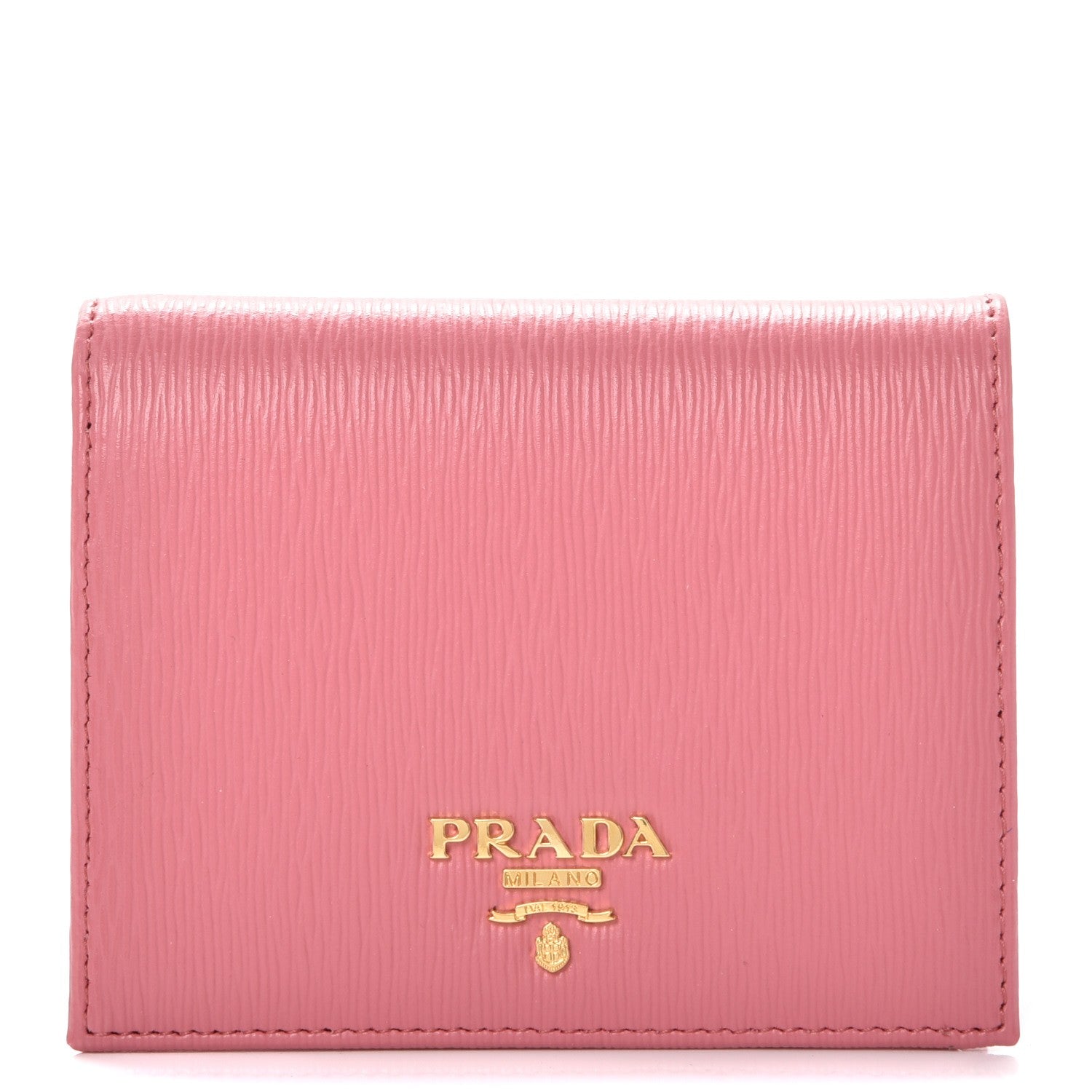 Prada Vitello Move Bi-Fold Wallet Geranio 1 of 8