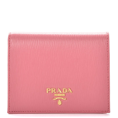 Prada Vitello Move Bi-Fold Wallet Geranio 1 of 8