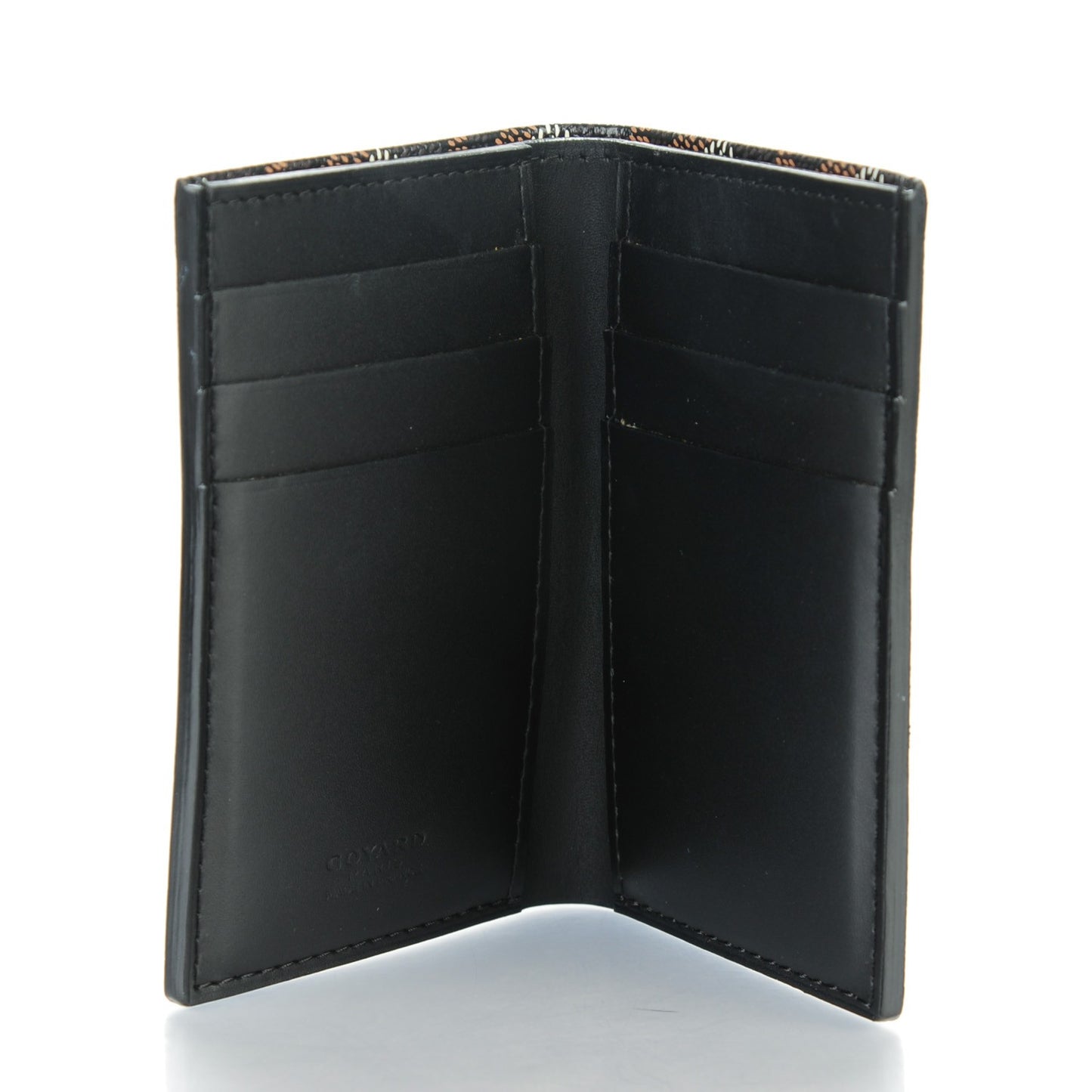 Goyardine Saint Pierre Card Holder Black