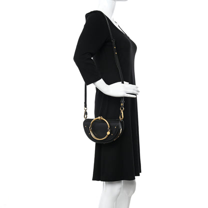 Chloe Calfskin Small Nile Bracelet Minaudiere Bag Black 2 of 20