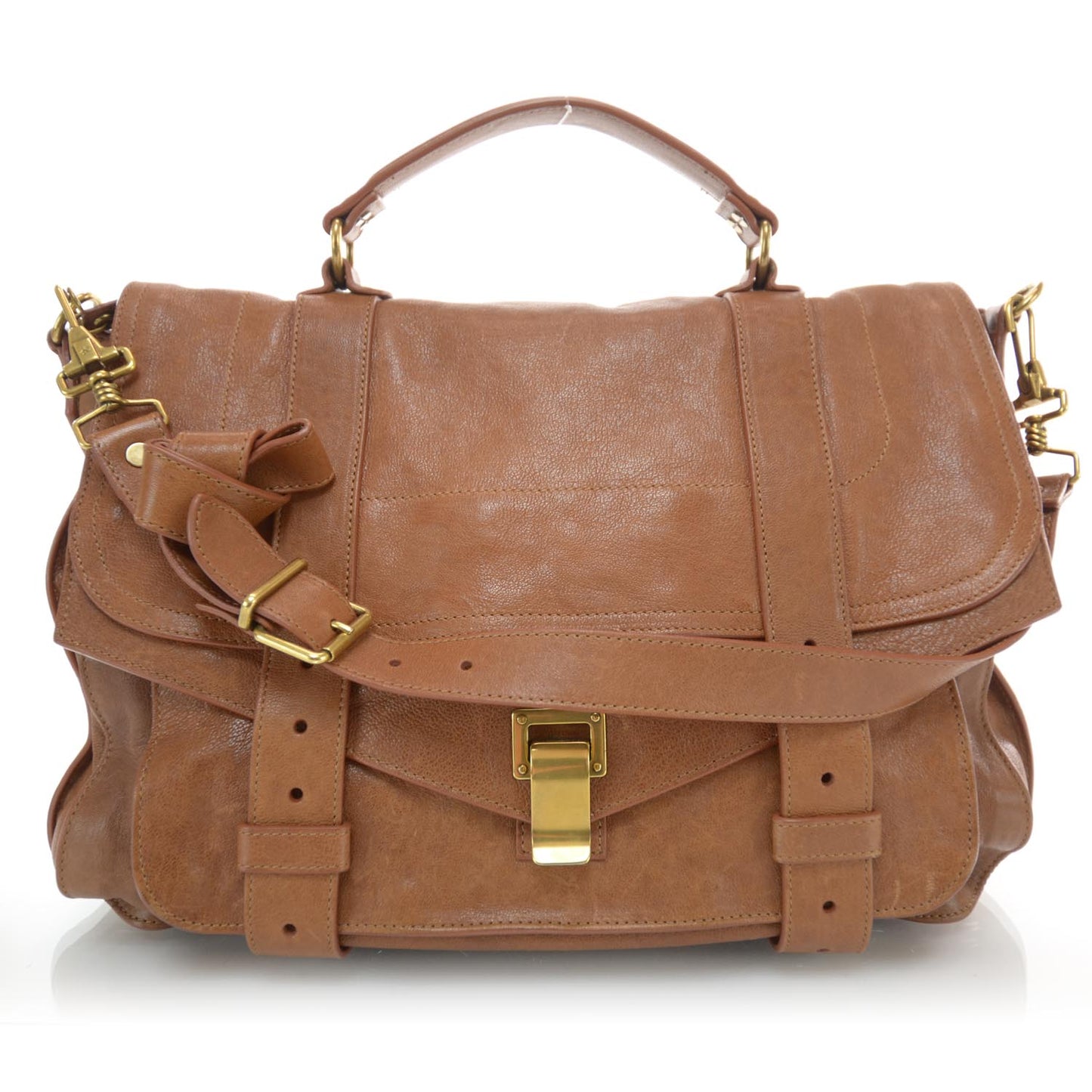 Lambskin Large PS1 Satchel Saddle