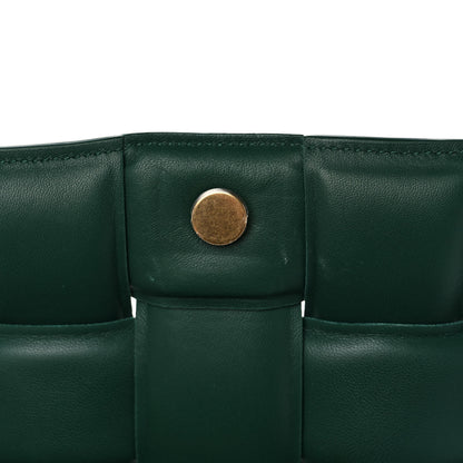 Bottega Veneta Lambskin Maxi Intreccio Padded Chain Cassette Crossbody Bag Racing Green 13 of 13