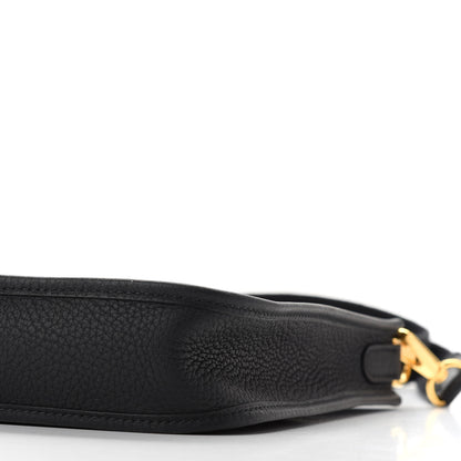 Hermes Taurillon Clemence Evelyne TPM Black 8 of 8