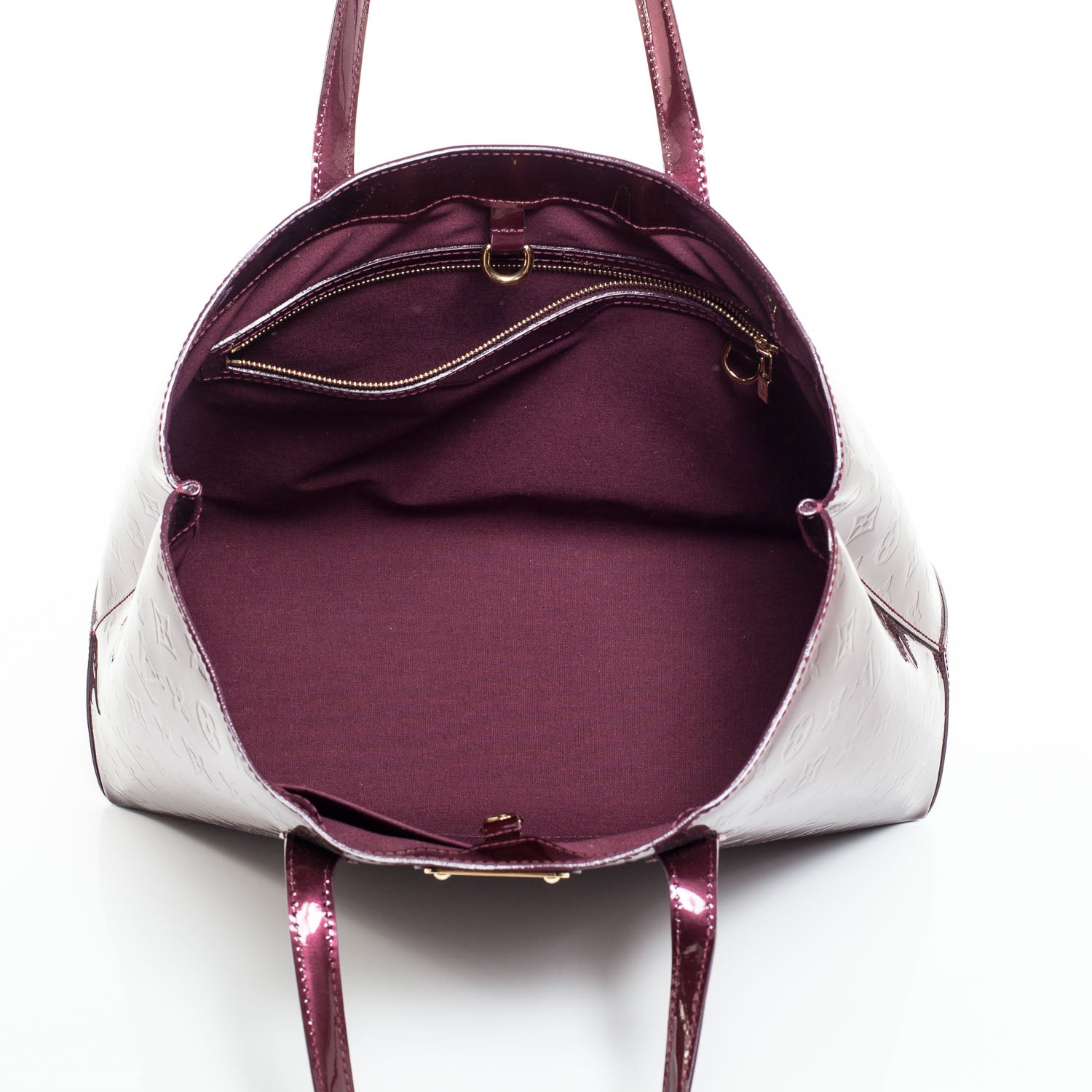 Louis Vuitton Vernis Wilshire MM Rouge Fauviste 7 of 12
