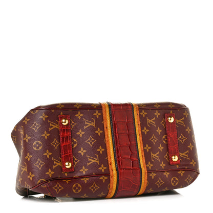 Louis Vuitton Monogram Mirage Griet Exotic Bordeaux 4 of 13