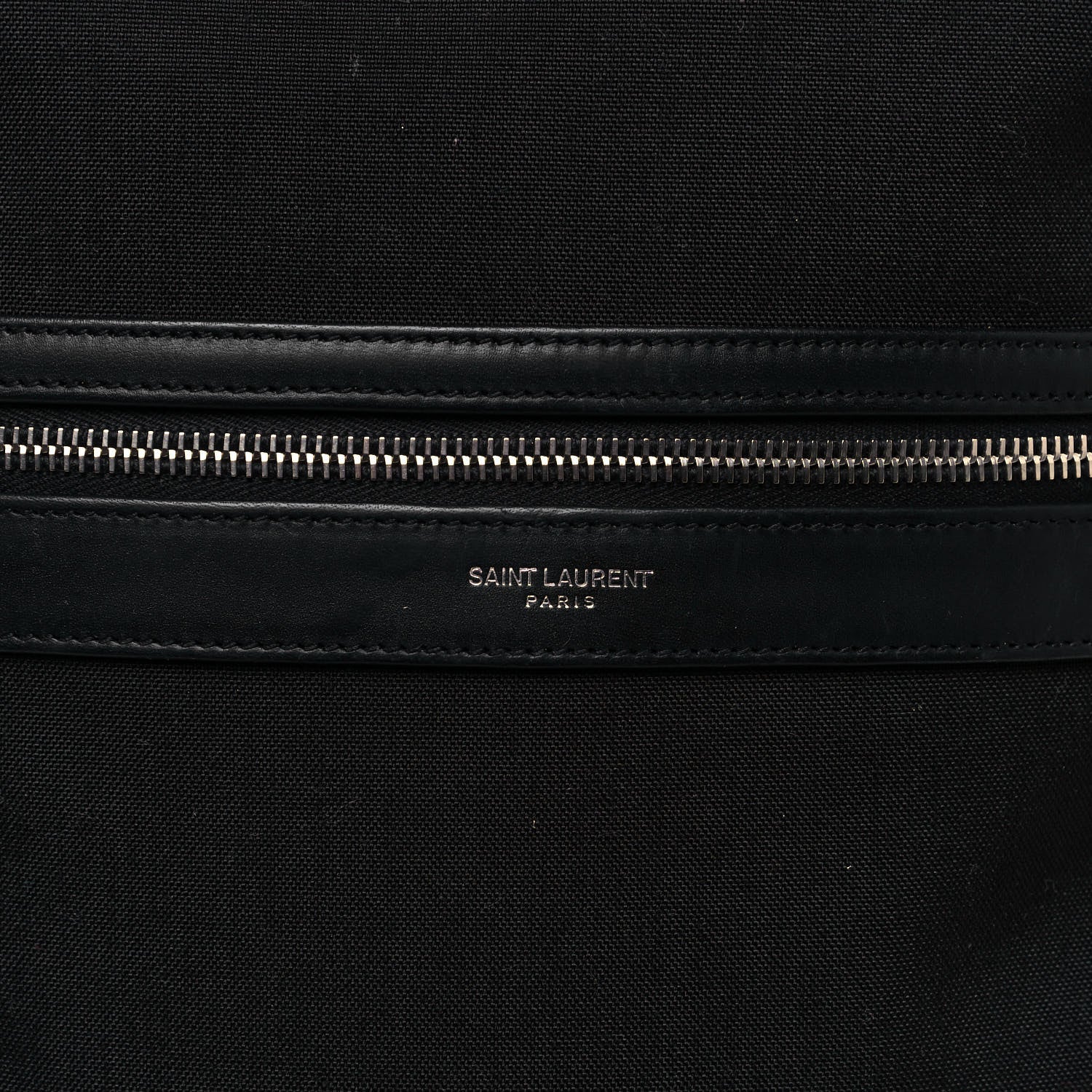 Saint Laurent Canvas City Laptop Backpack Black 8 of 10