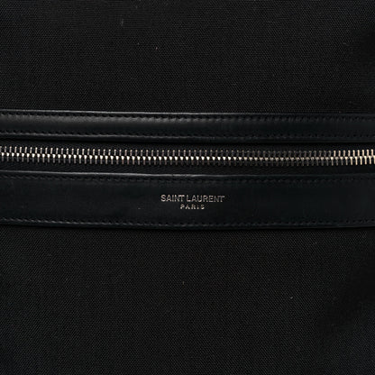 Saint Laurent Canvas City Laptop Backpack Black 8 of 10