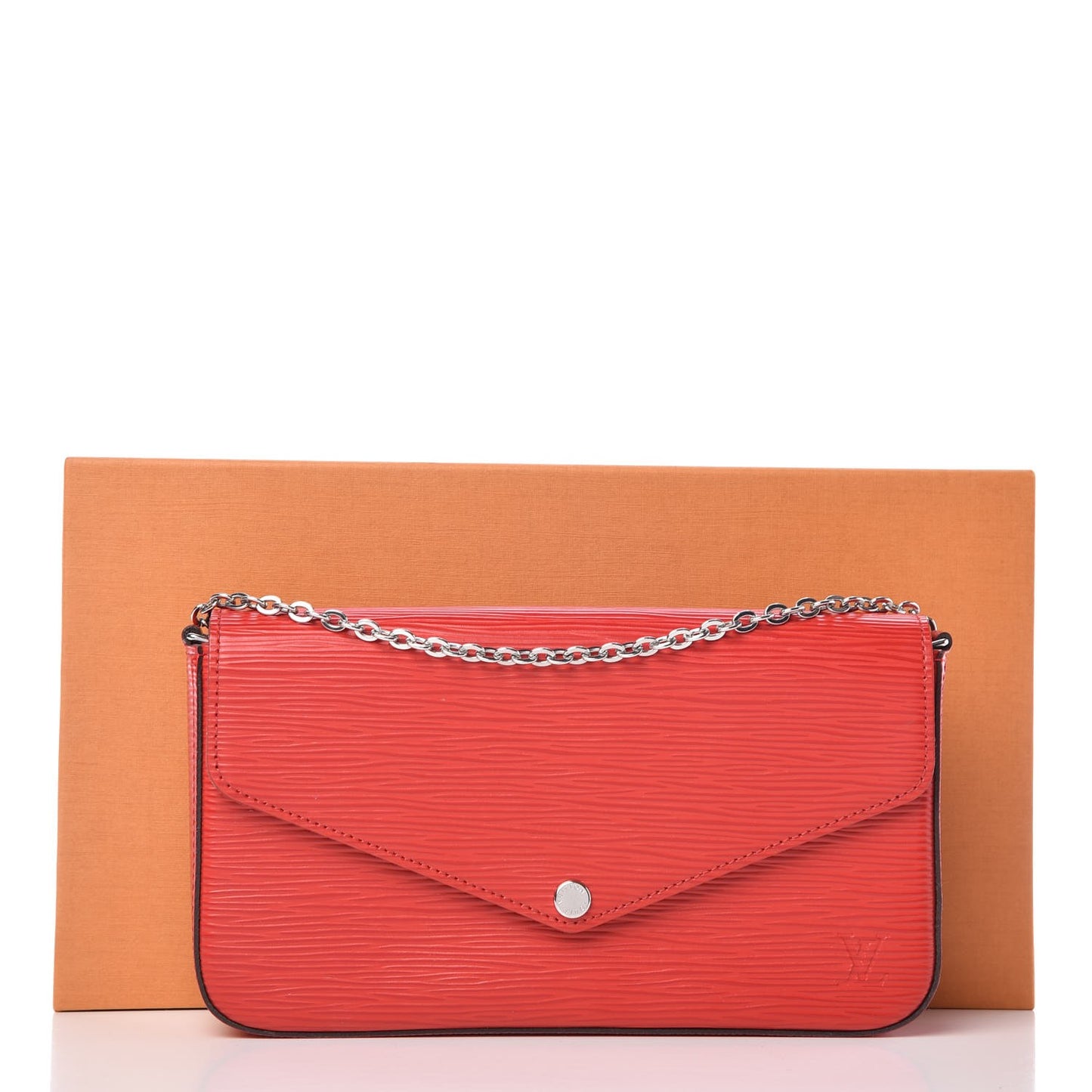 Epi Pochette Felicie Coquelicot