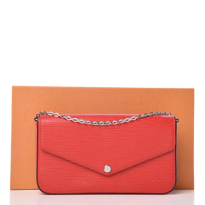 Louis Vuitton Epi Pochette Felicie Coquelicot 11 of 11