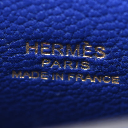 Hermes Tadelakt Mini Kelly Twilly Bag Charm Bleu Electrique 5 of 7