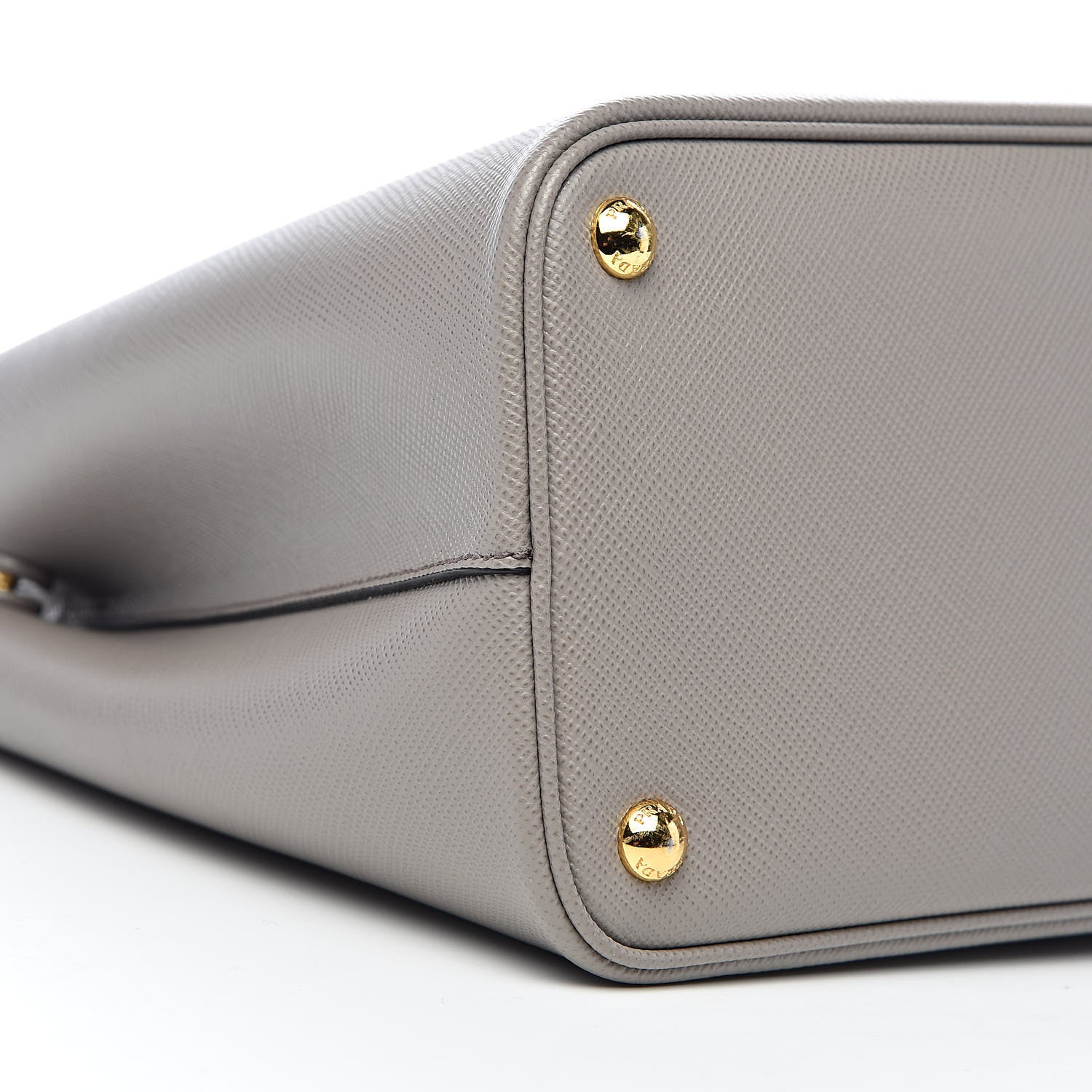 Prada Saffiano Cuir Medium Double Bag Argilla 7 of 9