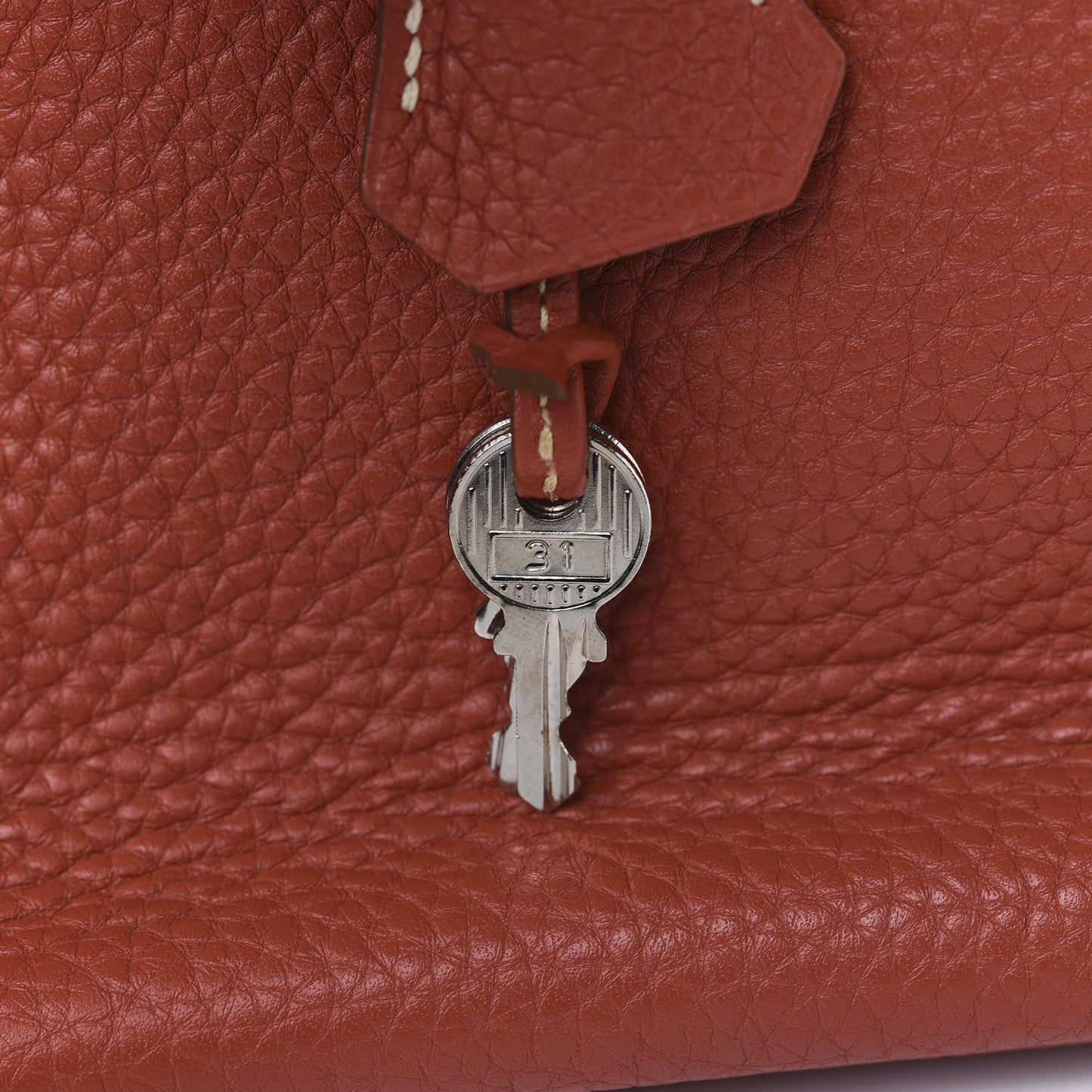 Taurillon Clemence Birkin 30 Sanguine