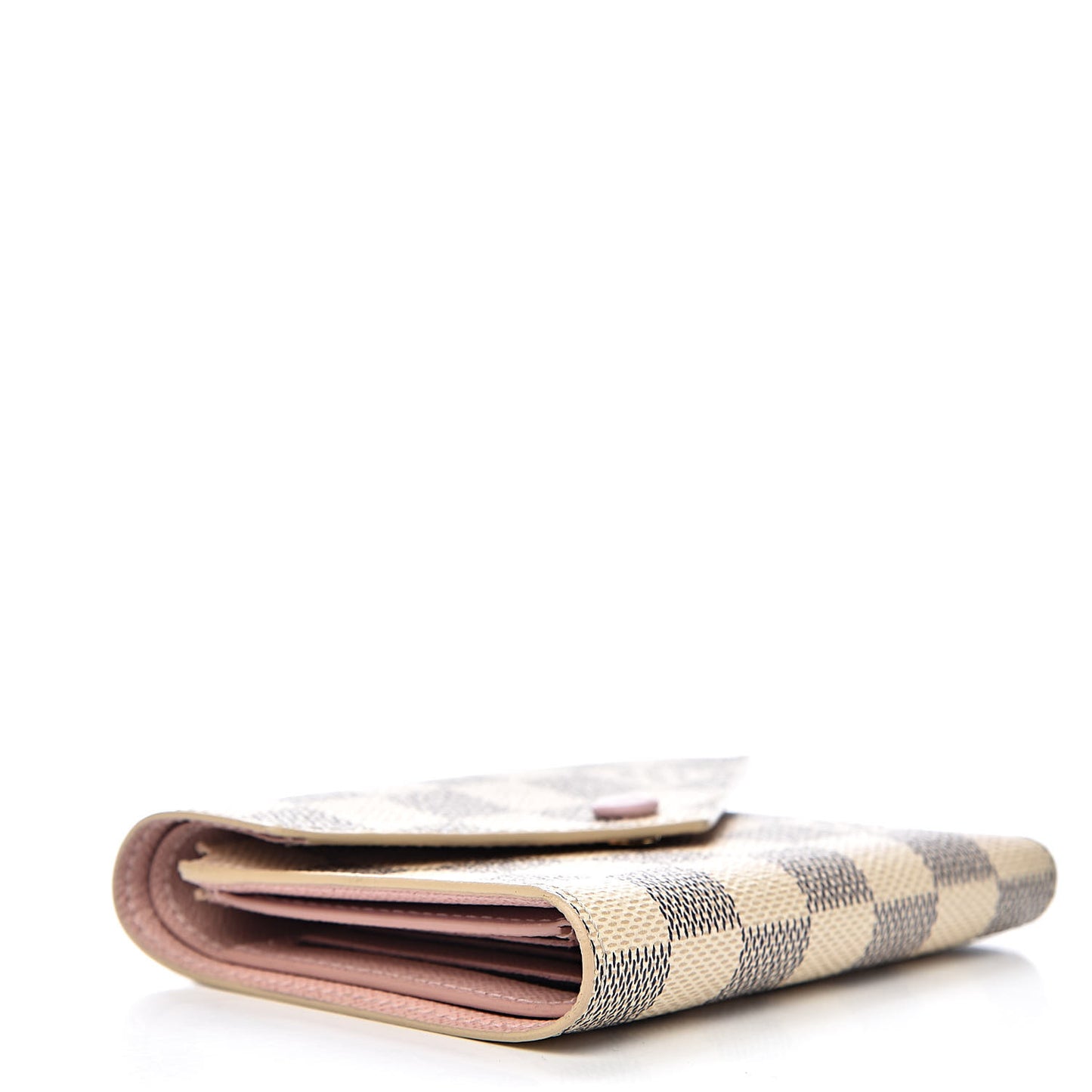 Damier Azur Victorine Wallet Rose Ballerine