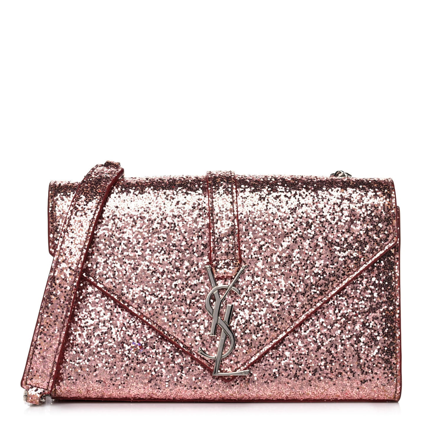 Glitter Monogram Galactica Satchel Pink