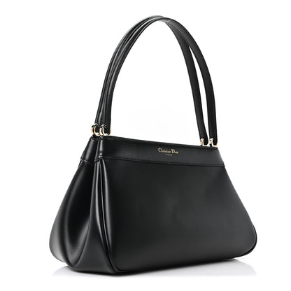 Christian Dior Calfskin Medium Key Shoulder Bag Black 3 of 10