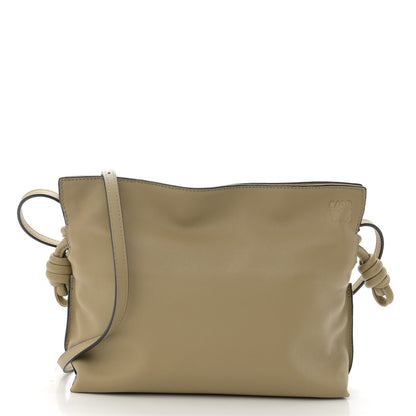 Loewe Calfskin Mini Flamenco Knot Clutch Clay Green 1 of 10