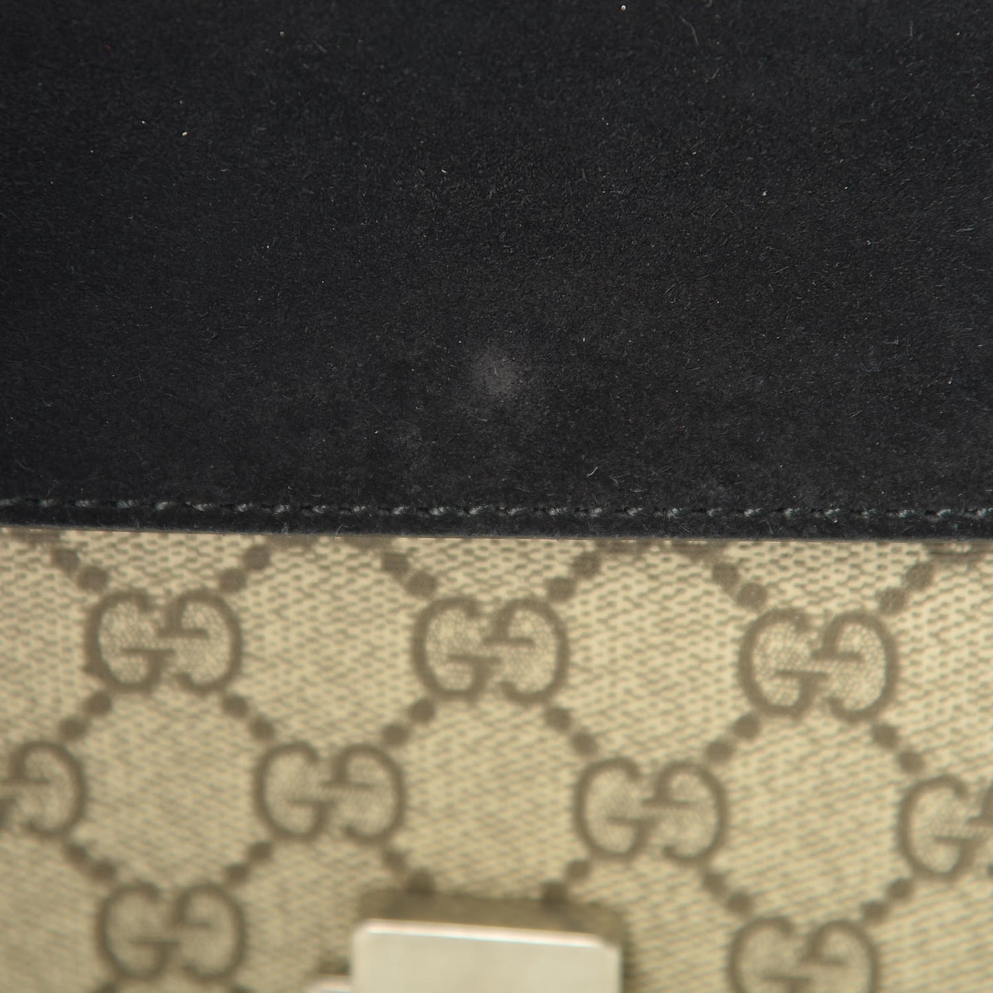 GG Supreme Monogram Mini Dionysus Shoulder Bag Black