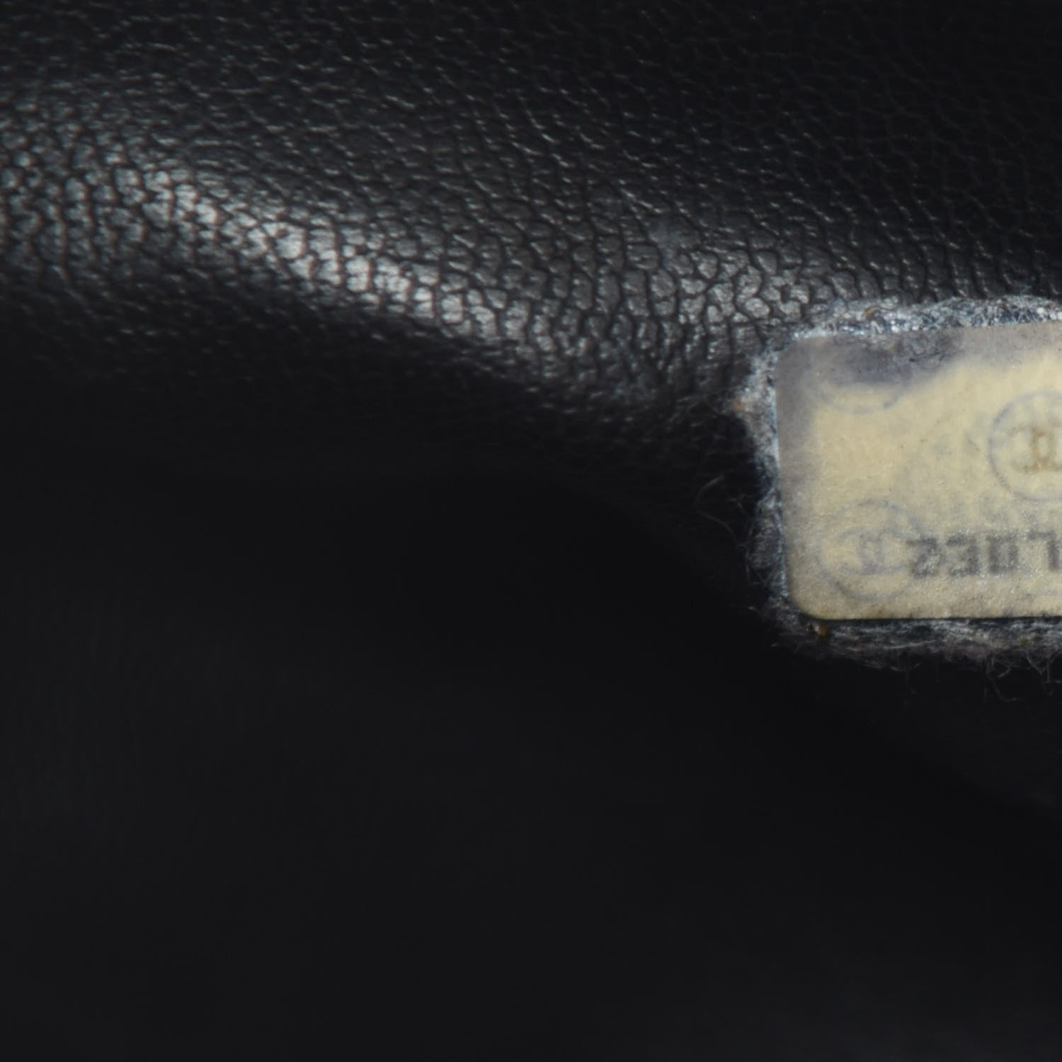 Chanel CC Stitched Drawstring Bucket Bag Black 11 of 12